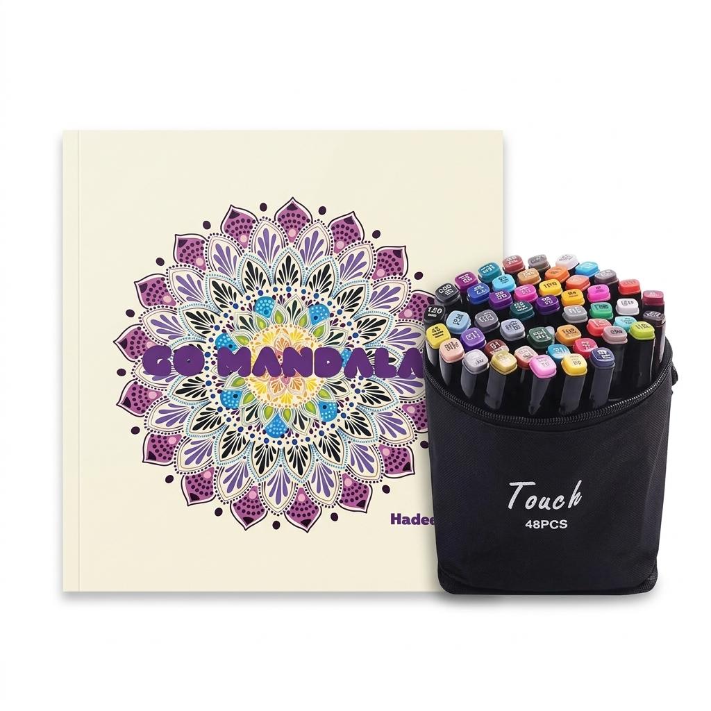Bundle Offer (Go Mandala + 48 Pieces Colors)